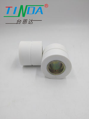 効率的な清掃と粘着のために白い溝粘着性シリコンロール