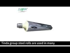 鏡製産業用金属ロール 904L ゴムコーティング 表面処理